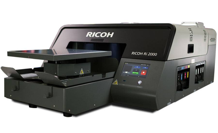 Intervenere på en ferie undersøgelse Ricoh Ri2000 Commercial Garment Printer | Garment Printer Ink
