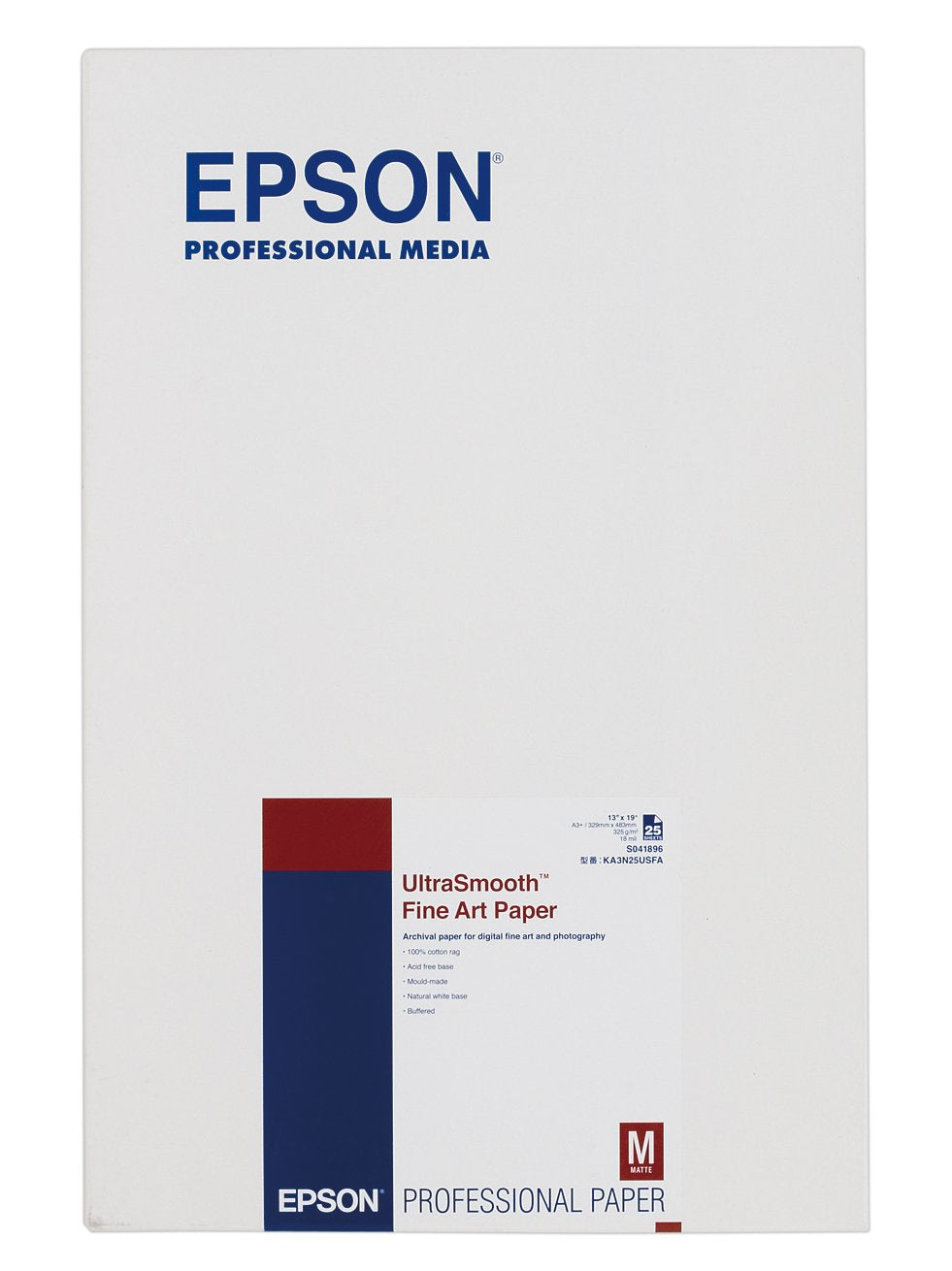 Epson UltraSmooth Fine Art Paper 325 gsm Paper | Sheets