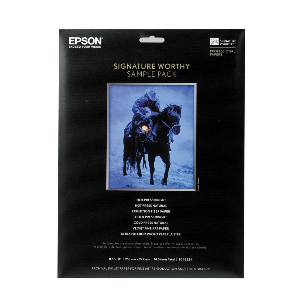 Epson Signature Worthy Paper Sample Pack | Sheets