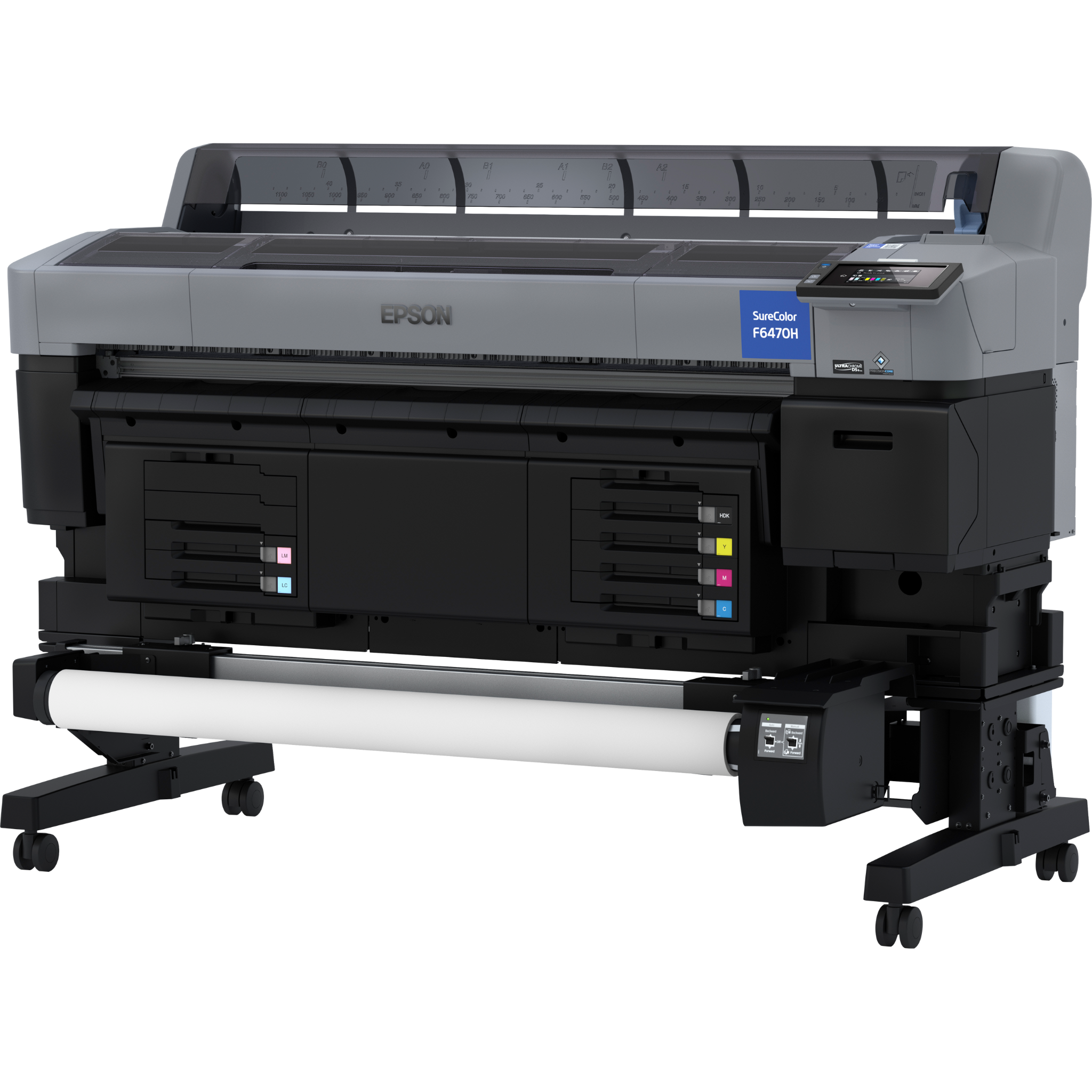 surecolor f670h printer ink slots with media take up reel