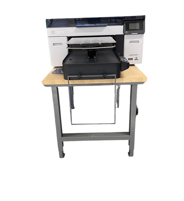 Industrial printer table with epson