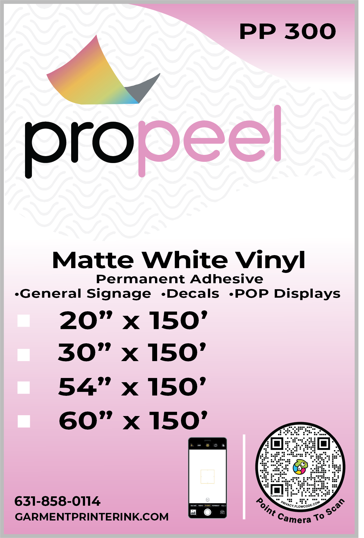 matte white vinyl from propeel