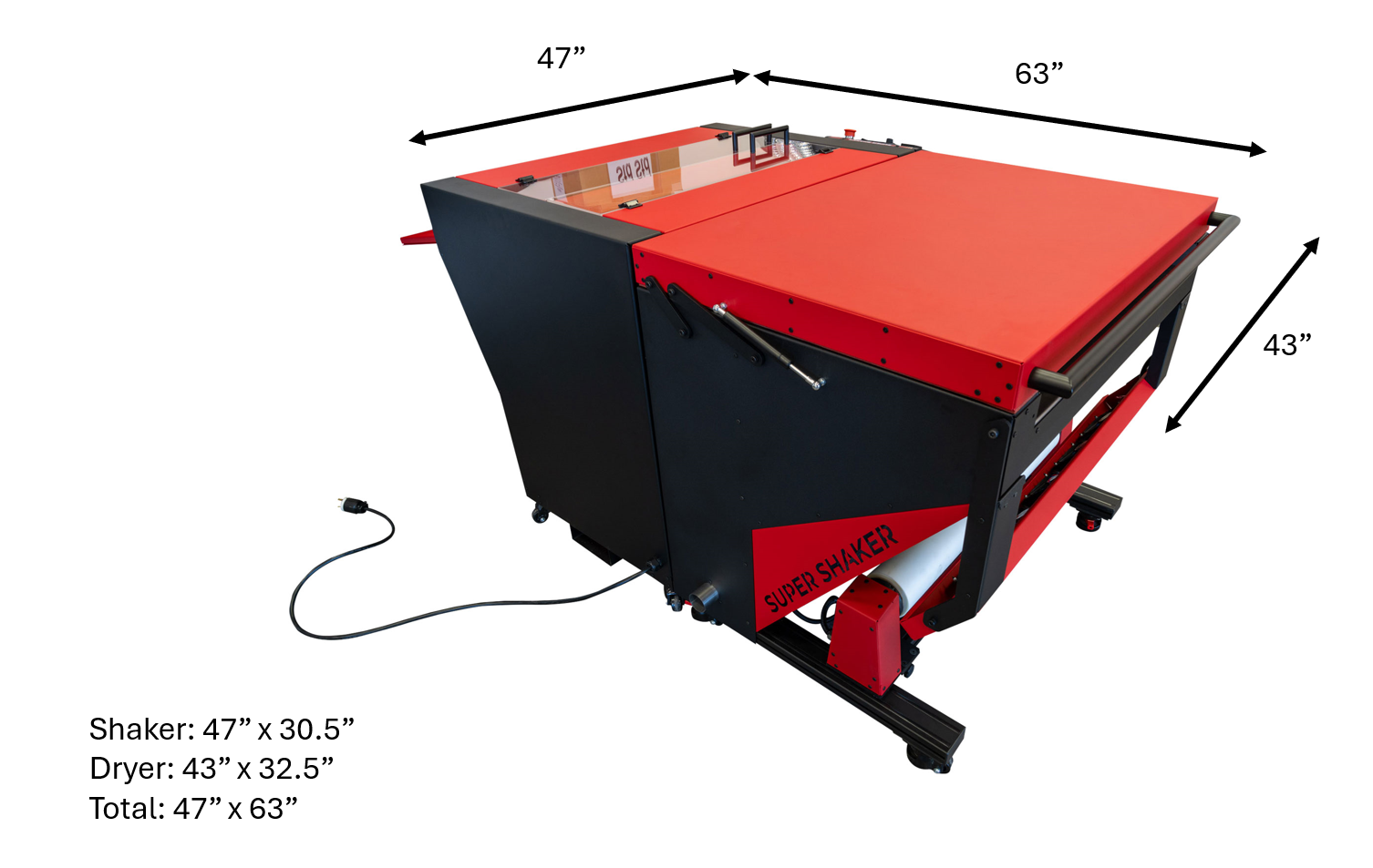 bmac powder shaker size dimensions and specs