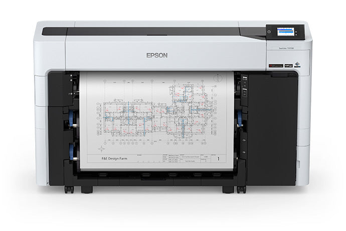 SureColor®  T5770DR 36-Inch Large-Format Dual-Roll CAD/Technical Printer with blueprint