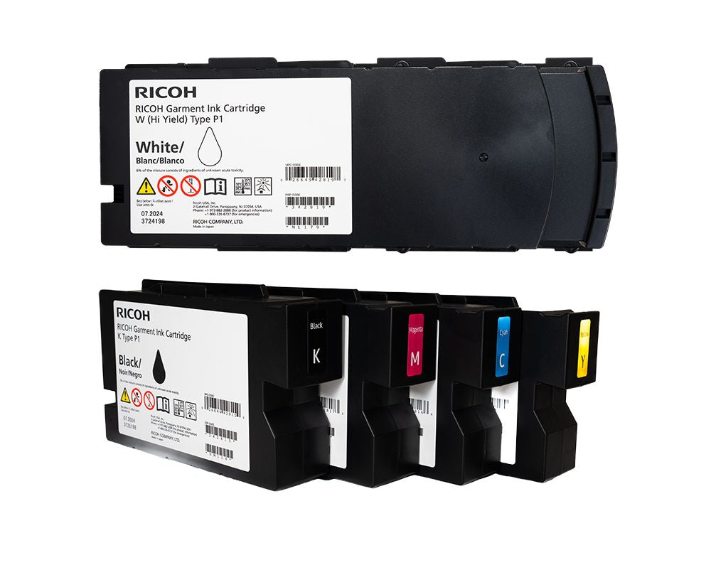 RICOH DTG Garment Ink Cartridge Ri4000 Type P1