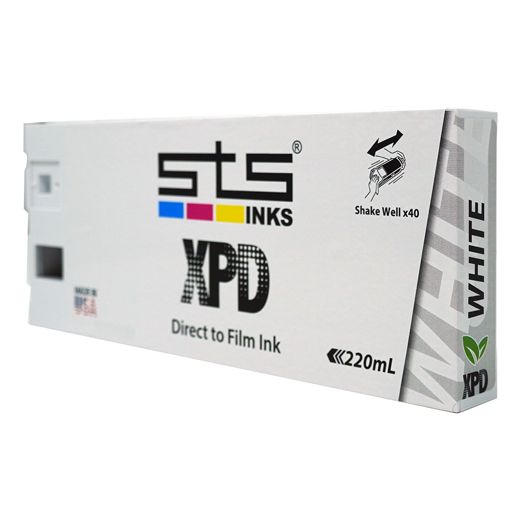 white dtf ink cartridge 220ml for xpd direct to film printer