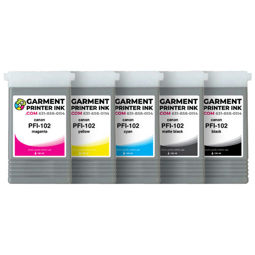 Replacement Cartridge for Canon PFI-102 130ml | Garment Printer Ink