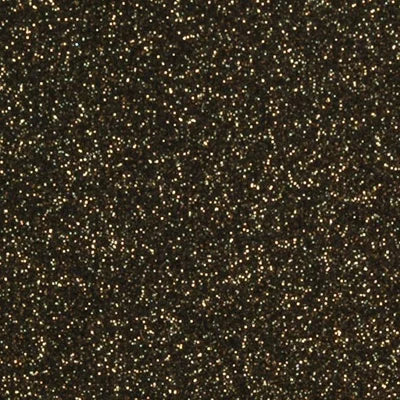 Siser GLITTER 12" Vinyl - Black Gold